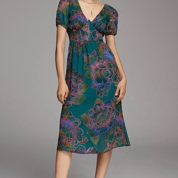 Farm Rio x Anthropologie Corset Dress Size Small - Picture 7 of 8